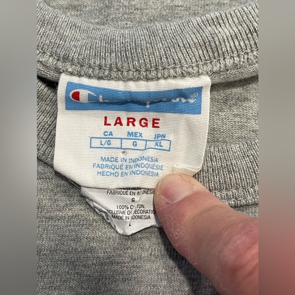 Champion NWOT men’s T-shirt-double champion bubble graphic-possibly vintage - Picture 5 of 8